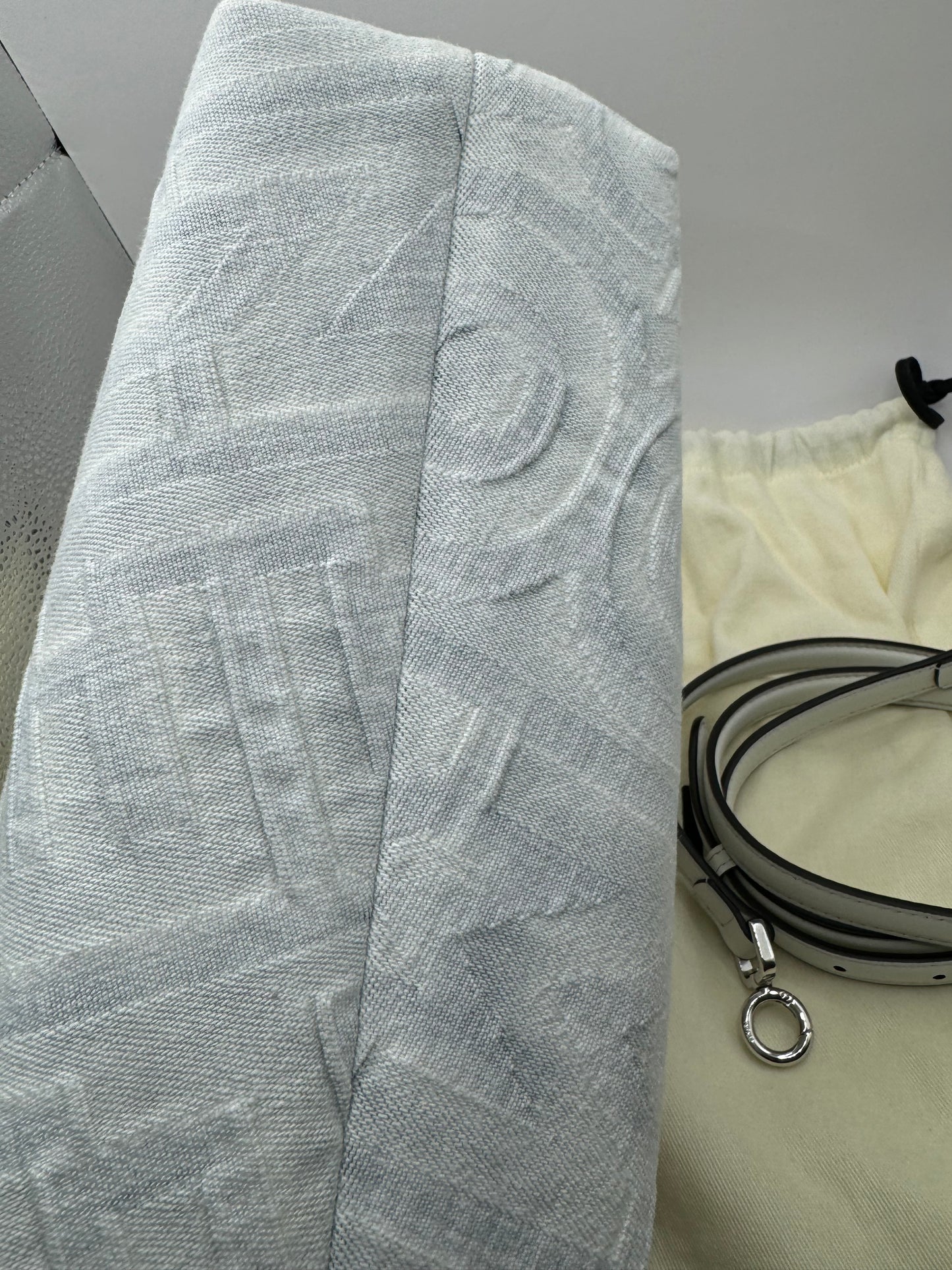 Fendi x Marc Jacobs 2023 Midi Fendi First Limited Edition Light Wash Denim