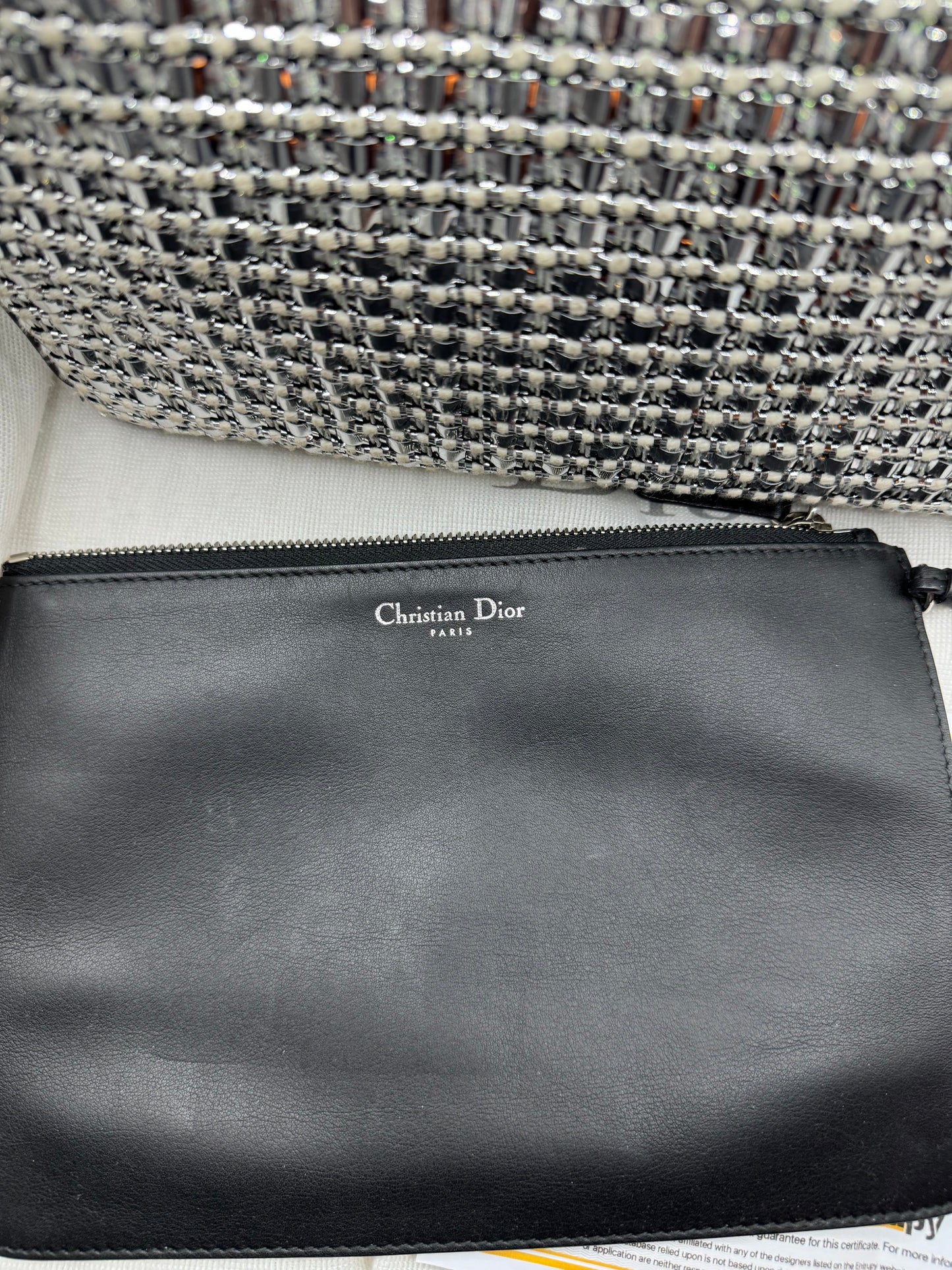 Dior limited edition large metallic tweed Diorissimo Tote