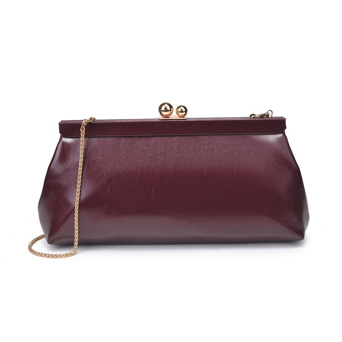 Joplin - Kisslock Clutch: Grey Multi