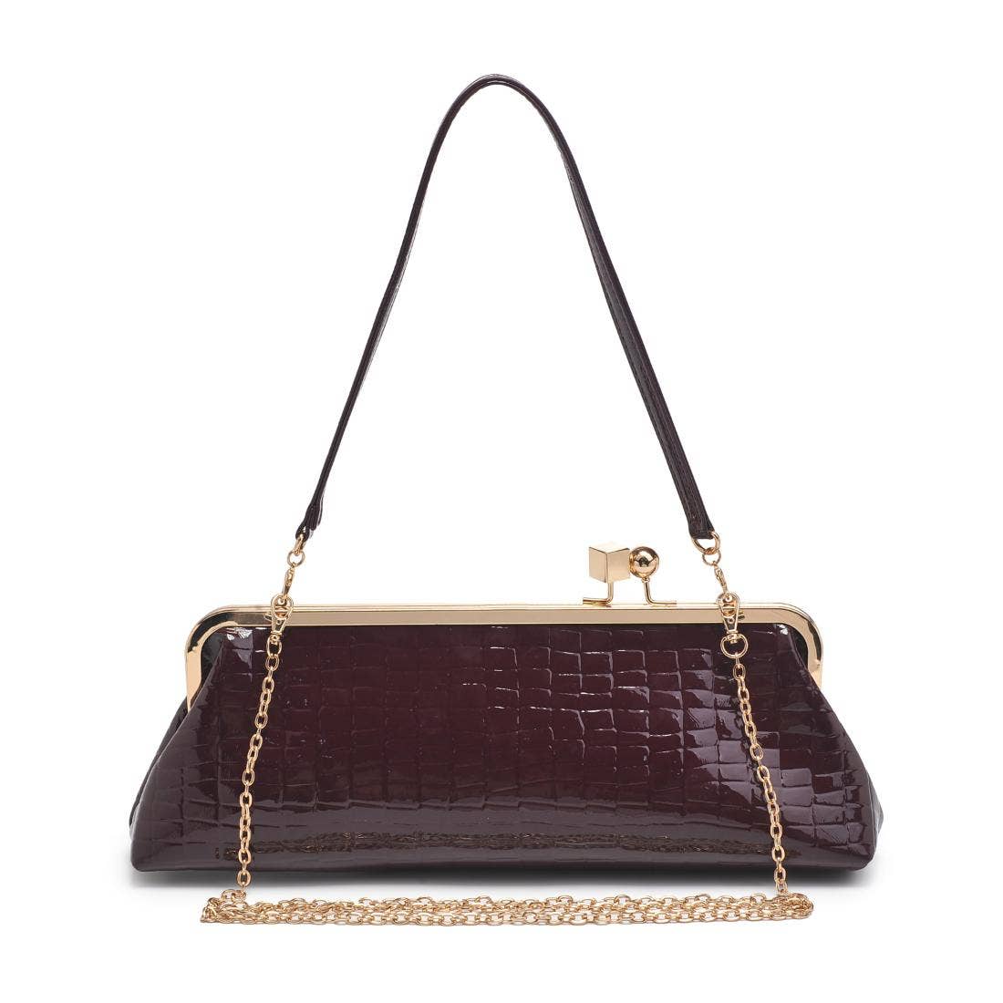 Piper Clutch: Chocolate