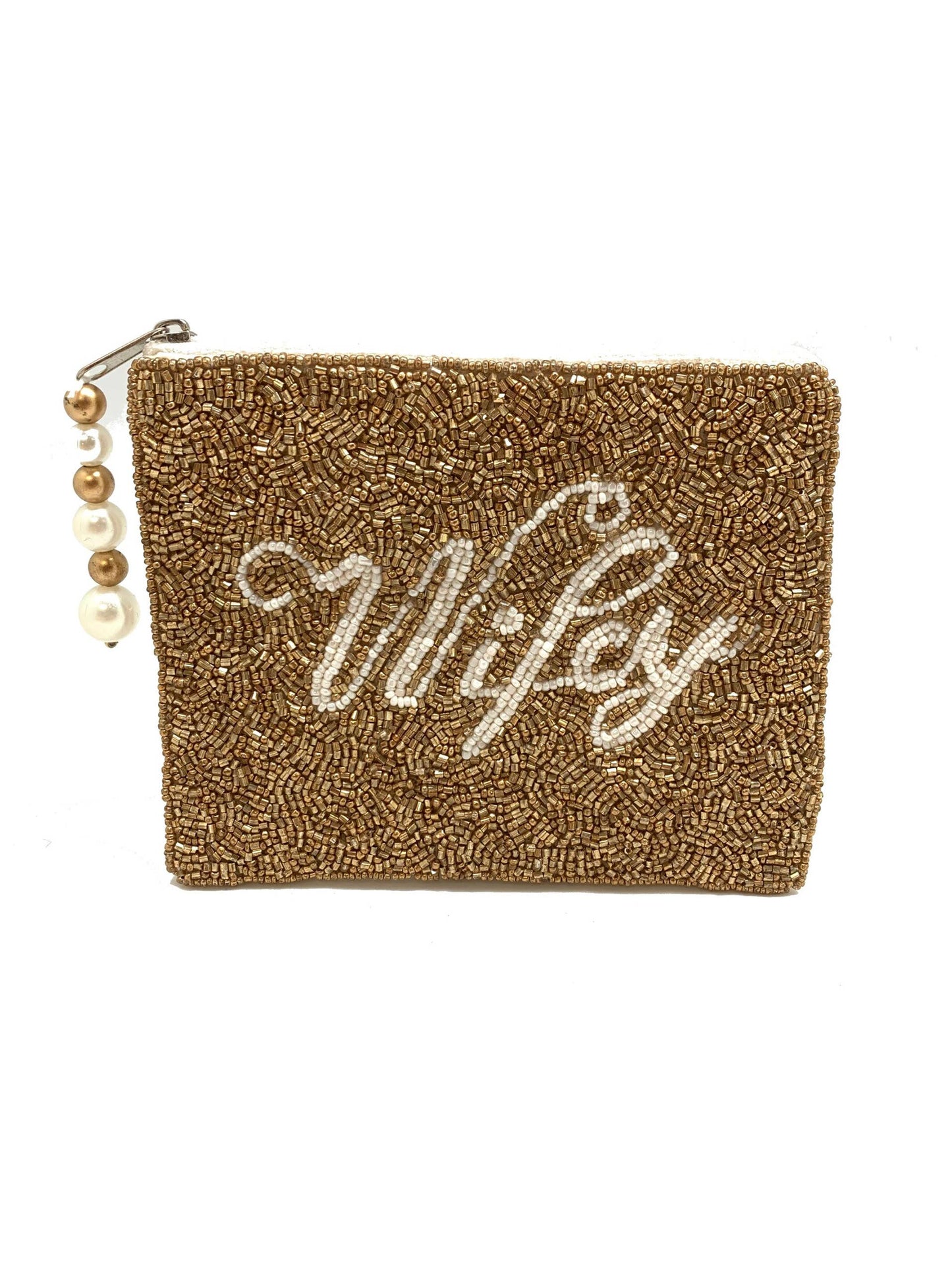 WIFEY Beaded Coin Purse LAC-CP-1010