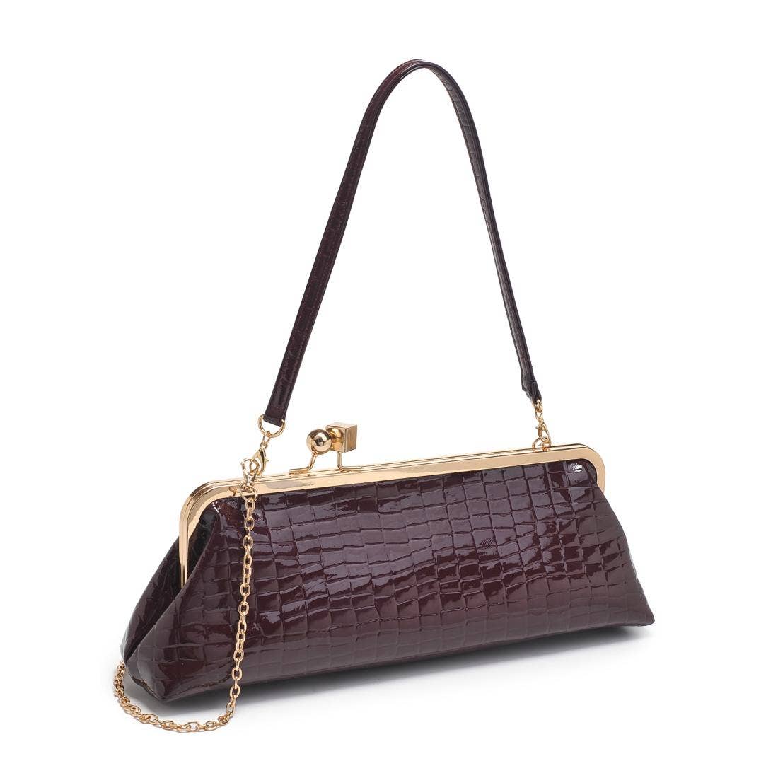 Piper Clutch: Chocolate