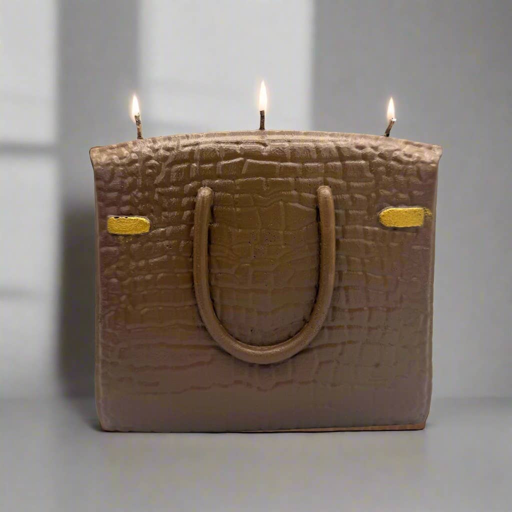 Luxury Candles Purse: Orange