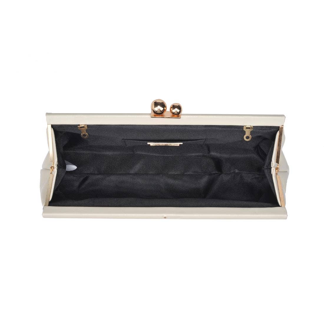 Joplin - Kisslock Clutch: Grey Multi