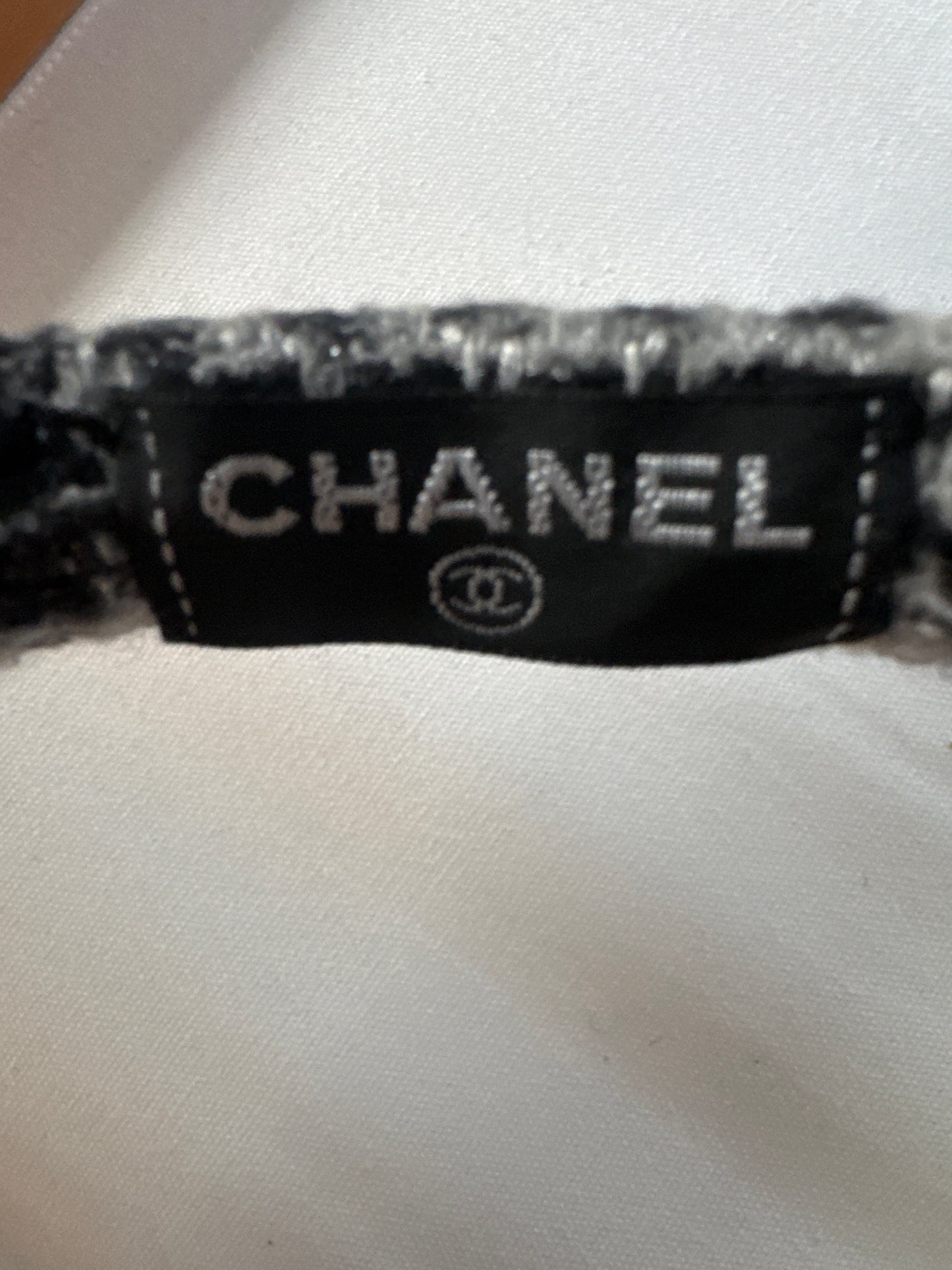 Chanel fur tweed earmuffs