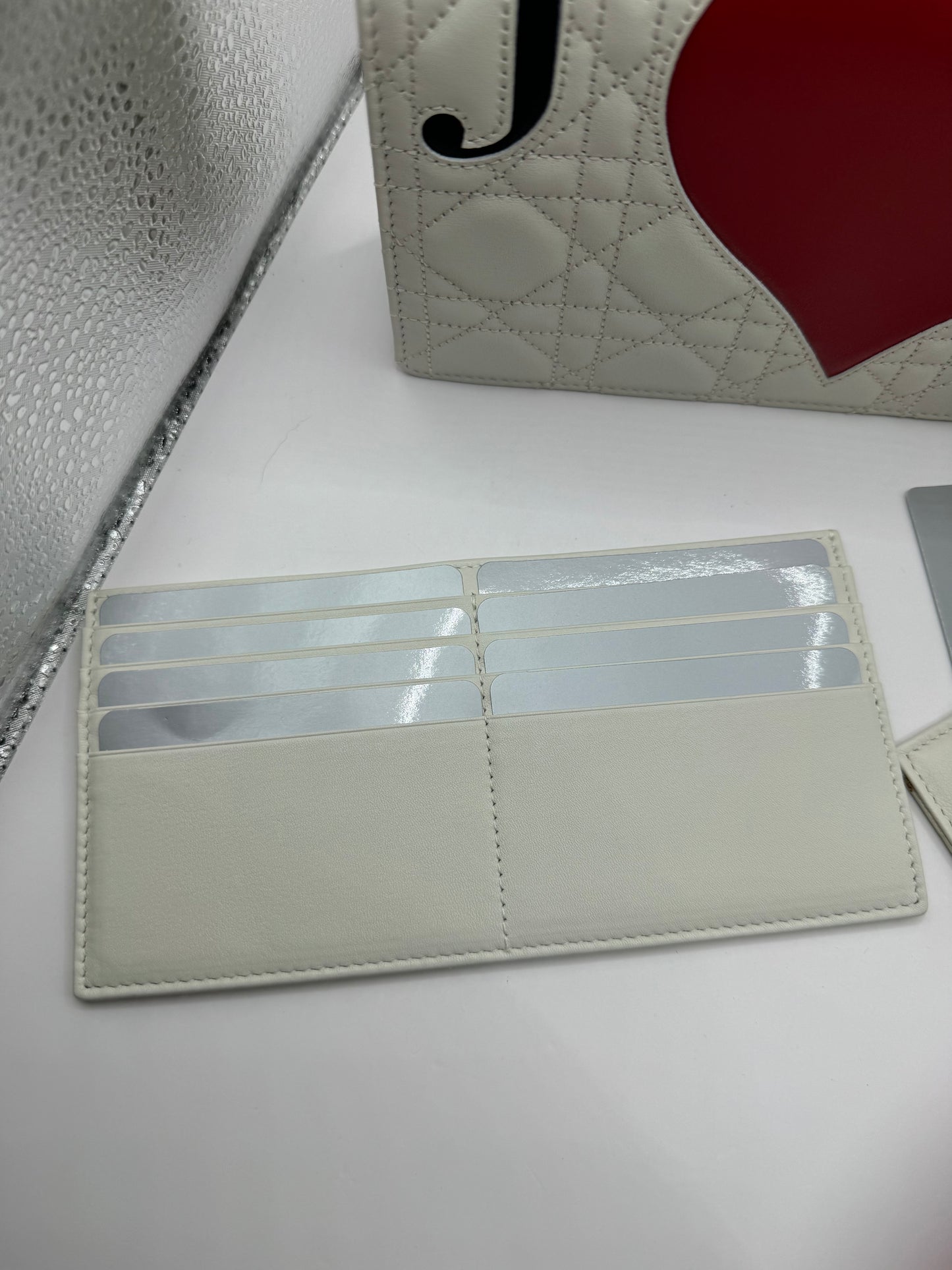 Dior Dioramour Lady Dior Clutch on Chain Cannage Quilt Leather