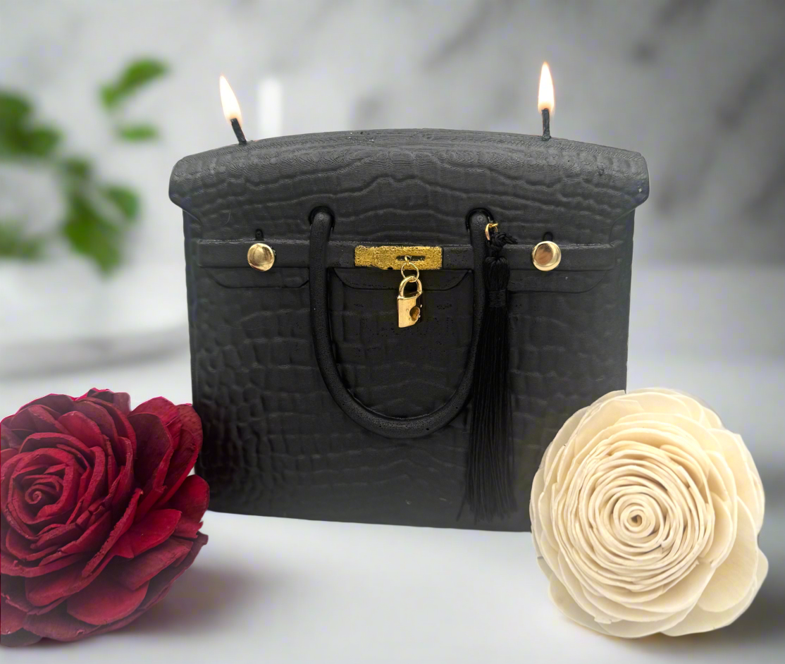 Luxury Candles Purse: Orange