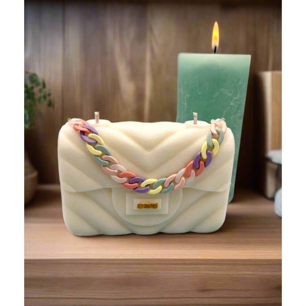 Luxury Candles Purses : White