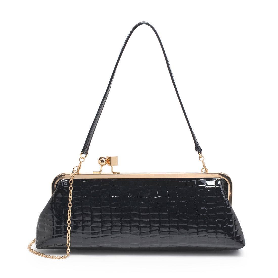Piper Clutch: Chocolate