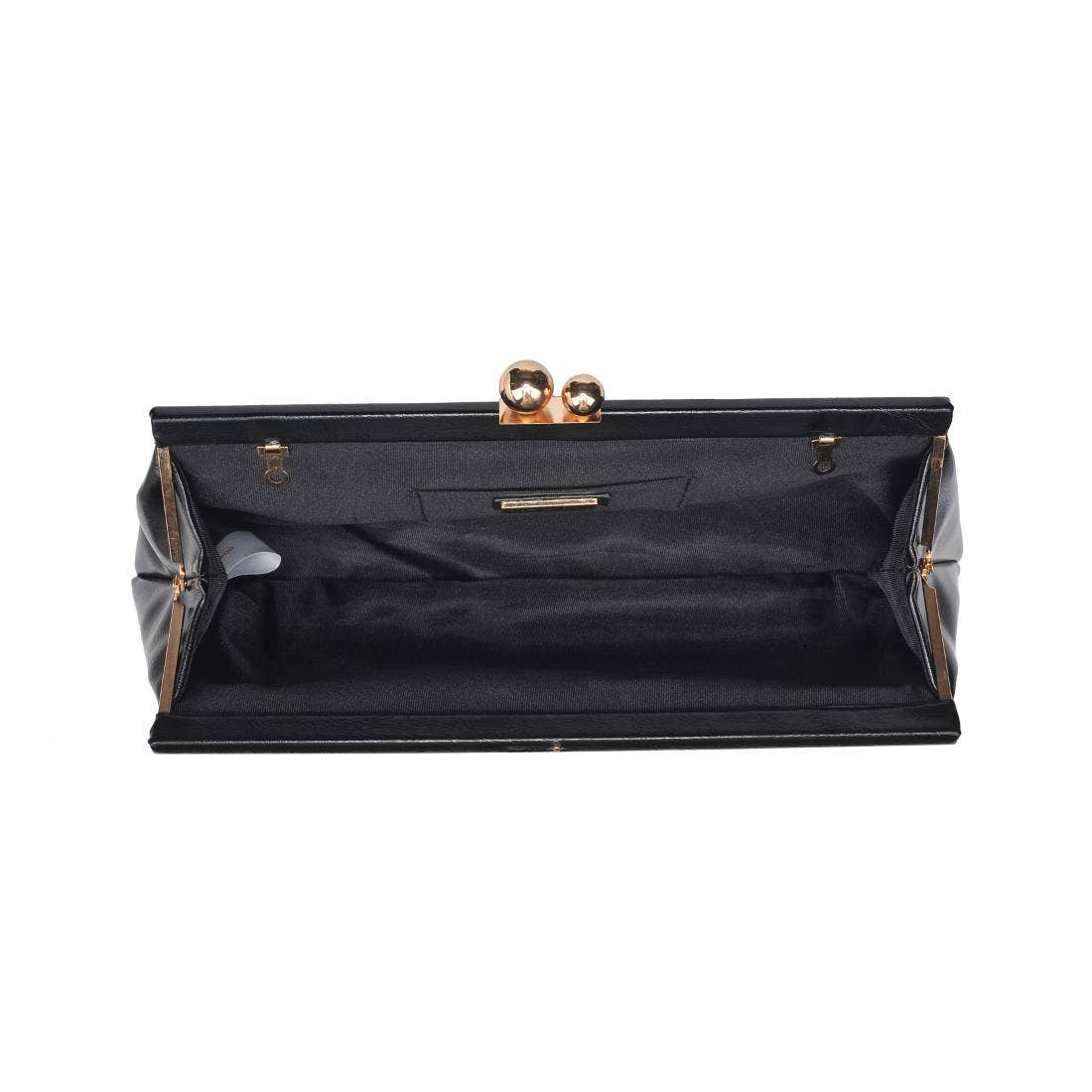 Joplin - Kisslock Clutch: Grey Multi