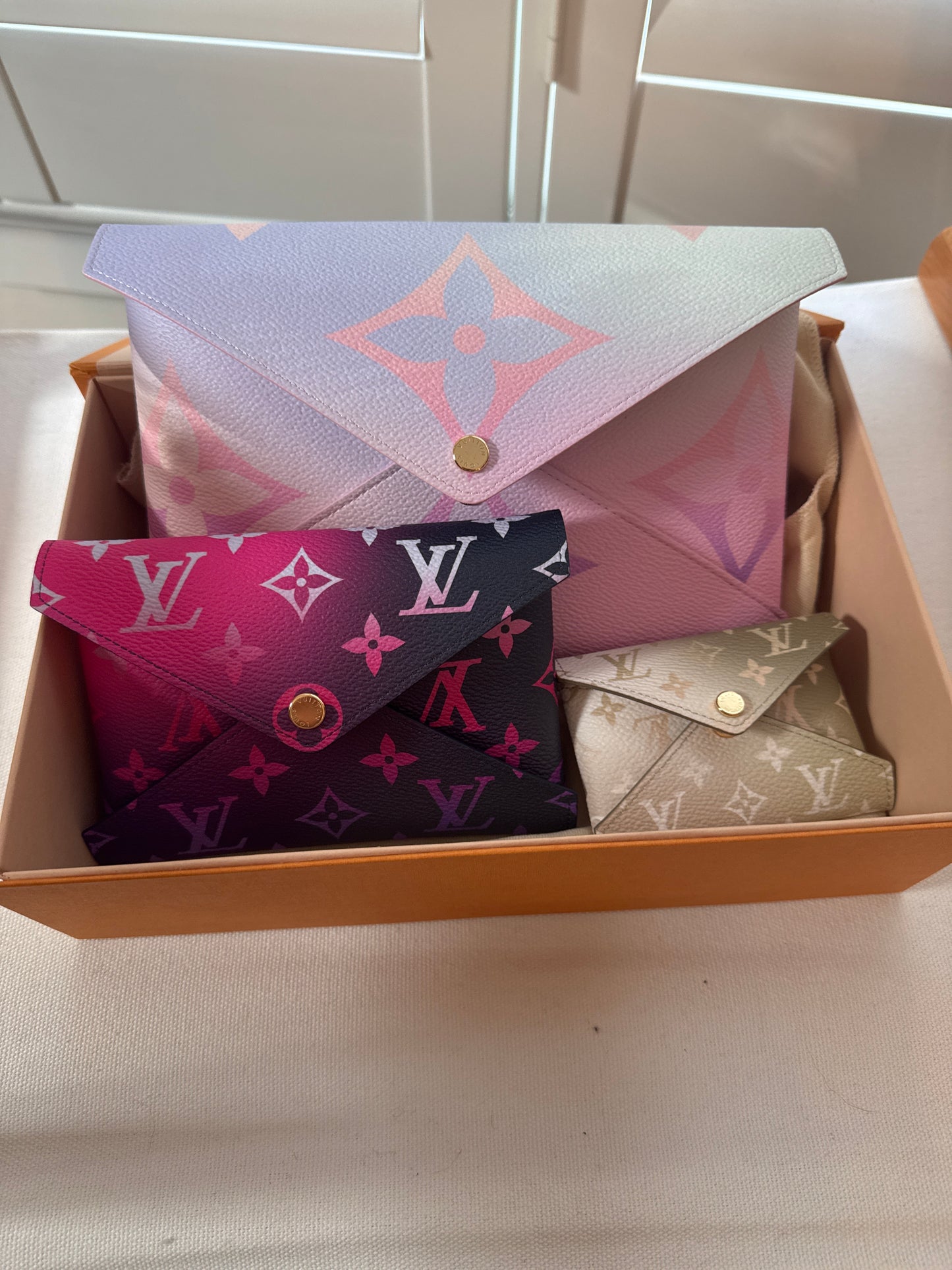 Louis Vuitton Ombré Kirigami set of 3