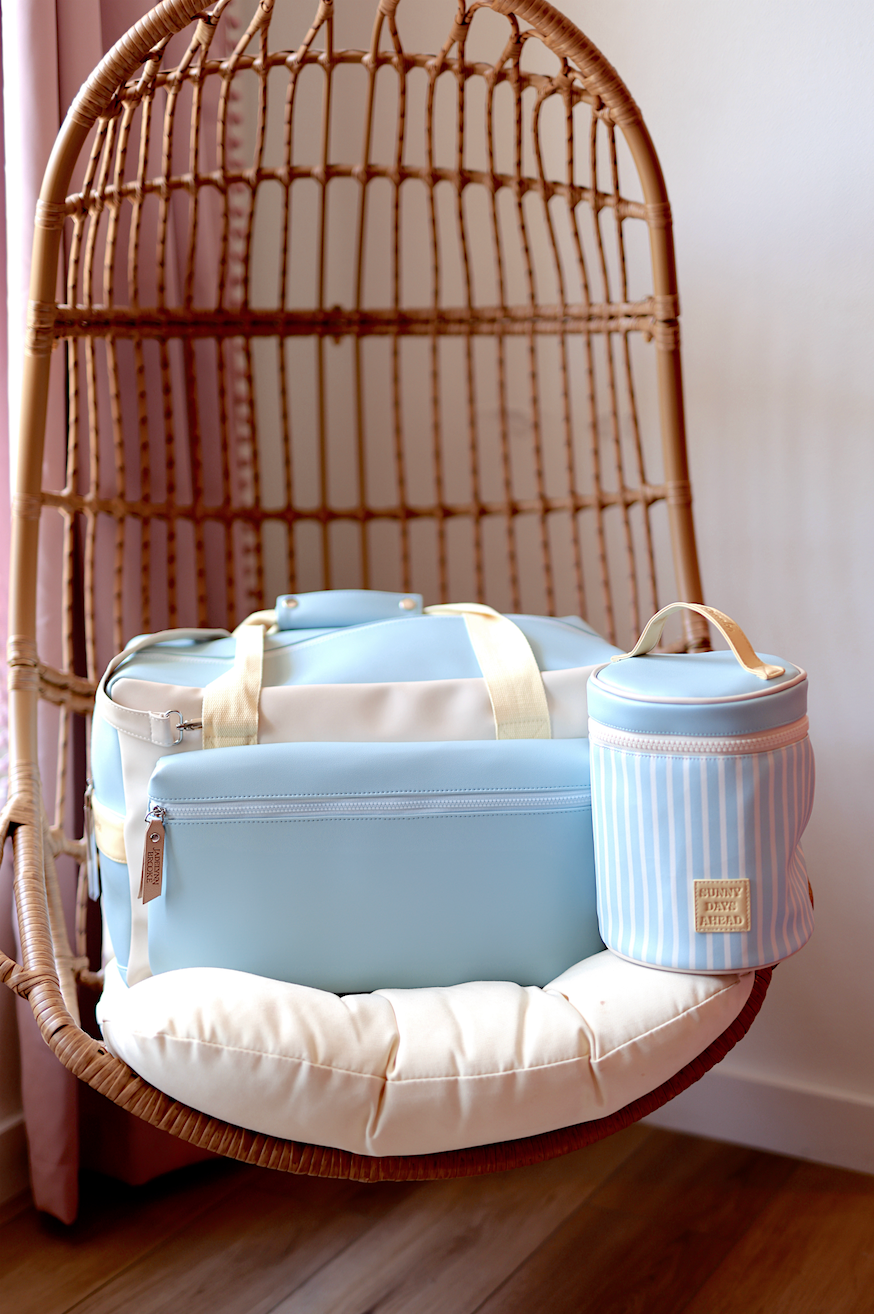 Barrel Organizer - The Nantucket Stripes Sunny Days Ahead