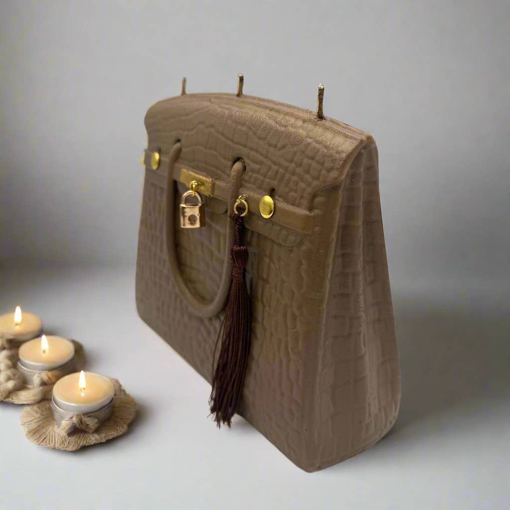 Luxury Candles Purse: Orange