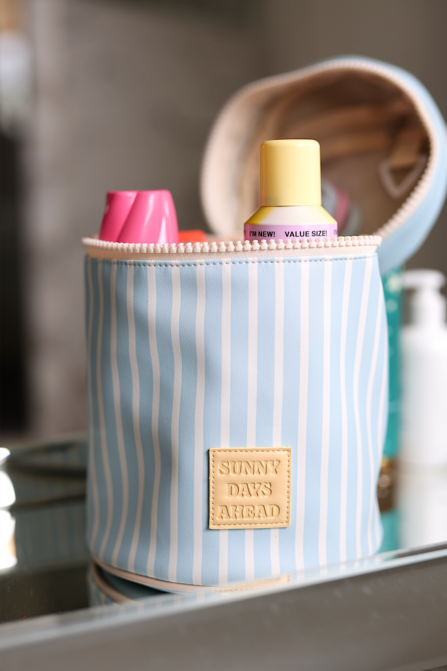 Barrel Organizer - The Nantucket Stripes Sunny Days Ahead