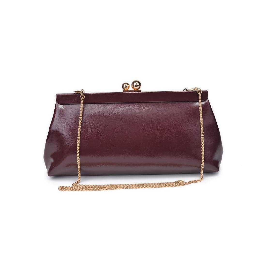 Joplin - Kisslock Clutch: Grey Multi