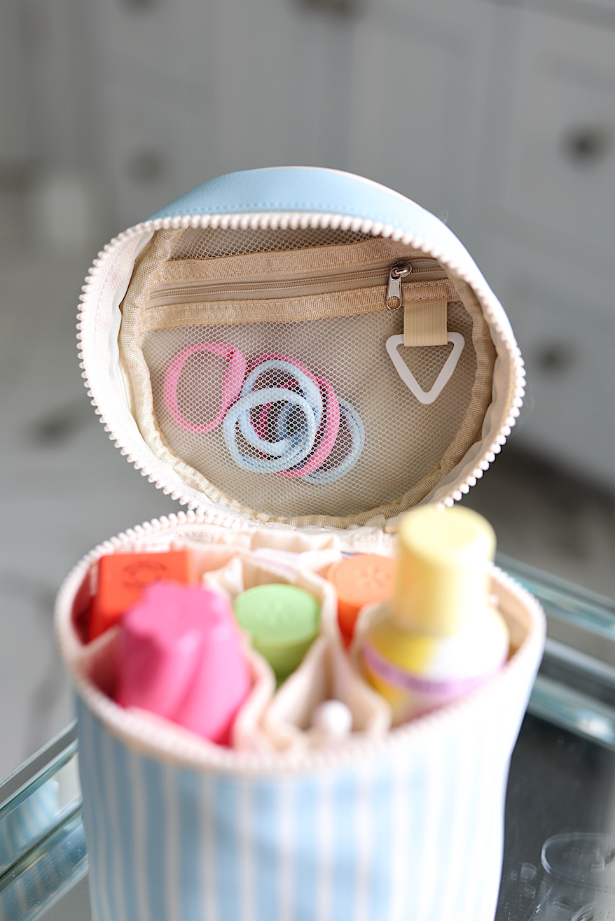 Barrel Organizer - The Nantucket Stripes Sunny Days Ahead