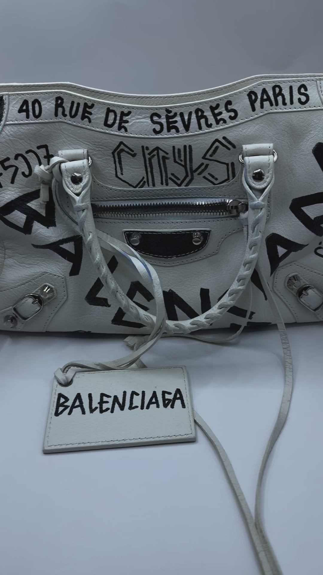 Balenciaga Graffiti City Bag JuneBugs Vintage Luxury