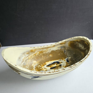 Medium Resin Trough - Entryway Catchall - Decorative Bowl: Tiger