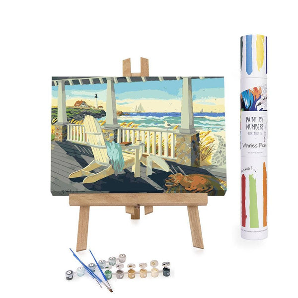 Beach and Sea decor - Christmas 2025 Gift Paint by Numbers: Without Frame
