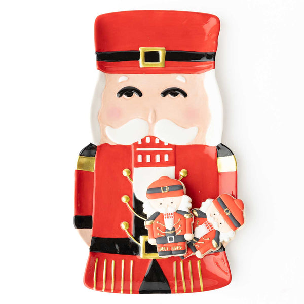 Red Nutcracker Platter