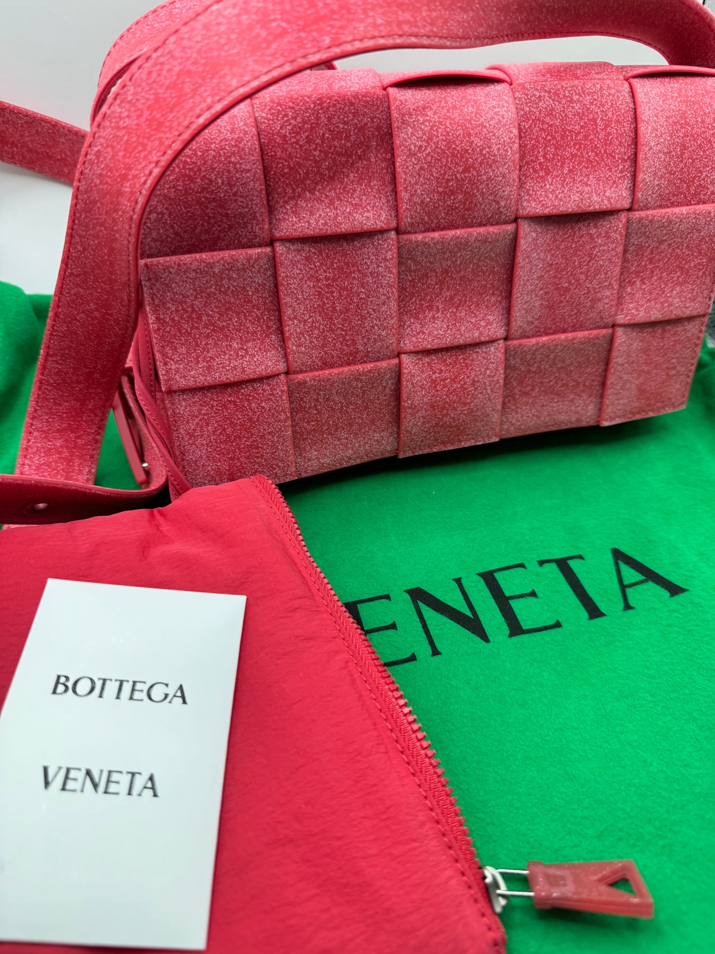 Bottega Venetta intrecciato  Rubberized Cassette Bag