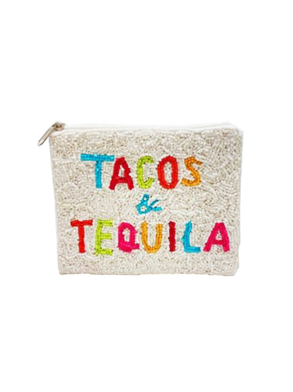 Single TACOS And TEQUILA Fully Coin Purse