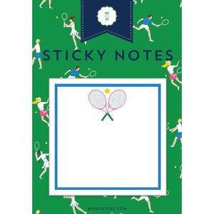 In Stock Tennis Club Single Sticky Notes