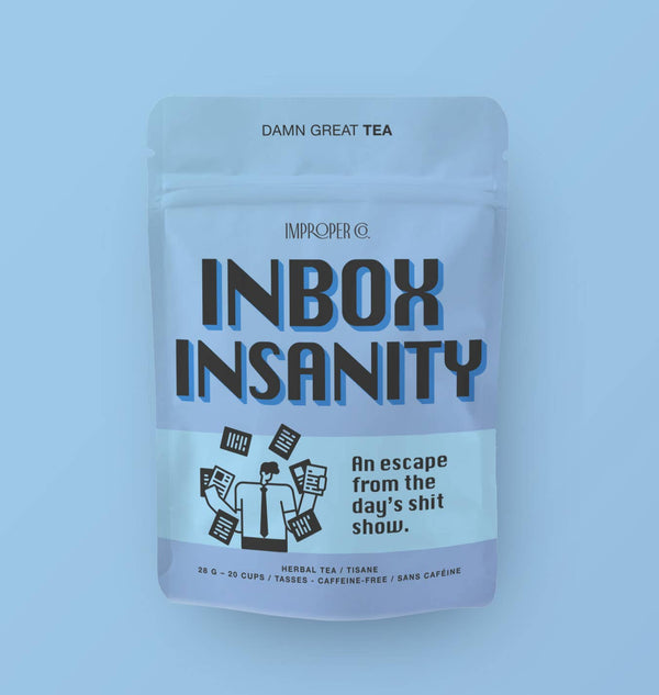 Inbox Insanity Peppermint tea, 20 Servings, Tea Blend