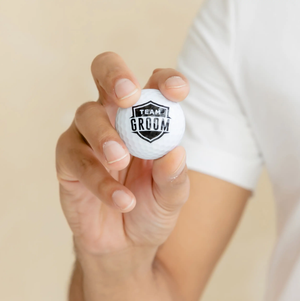 Groom Golf Balls - Team Groom - Set of 3