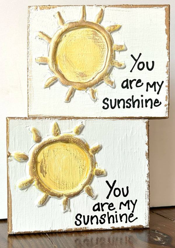 "You are my sunshine" hand painted Nursery Baby Expecting
