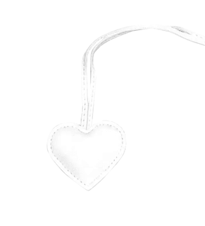 Heart Bag Charms Fuchsia