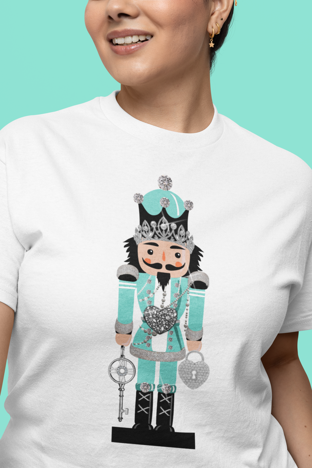 Diamond Nutcracker T Back Tank