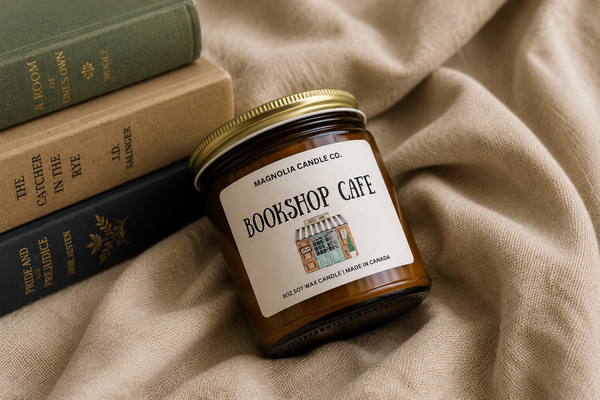 Bookshop Cafe | Book lover Pure Soy Candle, 8oz