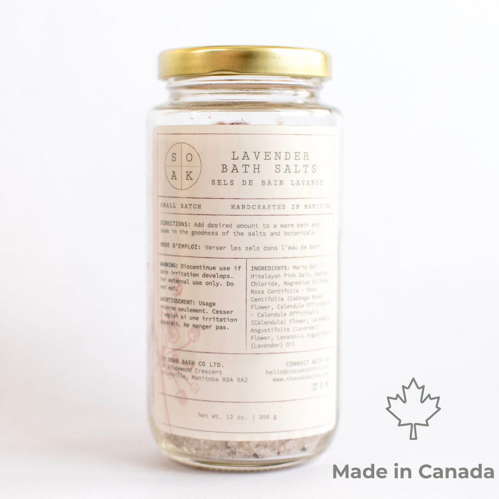 Lavender & Botanical Bath Salts