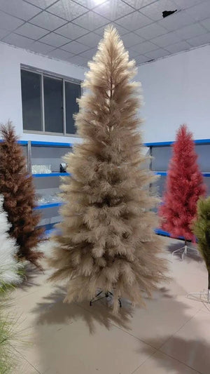 3ft-8ft Luxury Faux Fur Pampas Tree – Boho Decor Best Seller: 4ft