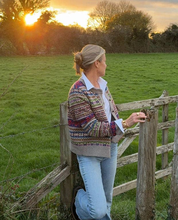Cashmere Fair Isle American Style: One size