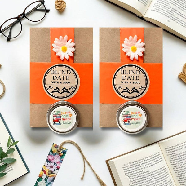 Blind Date with a Book & Candle Gift Set: Lavender