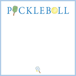 In Stock 8.5x8.5 Preppy Pickleball Slab Notepad