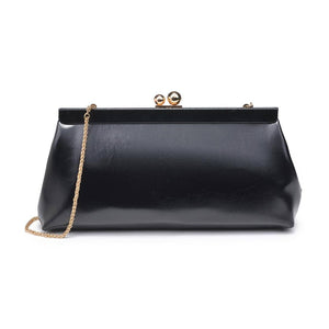 Joplin - Kisslock Clutch: Grey Multi