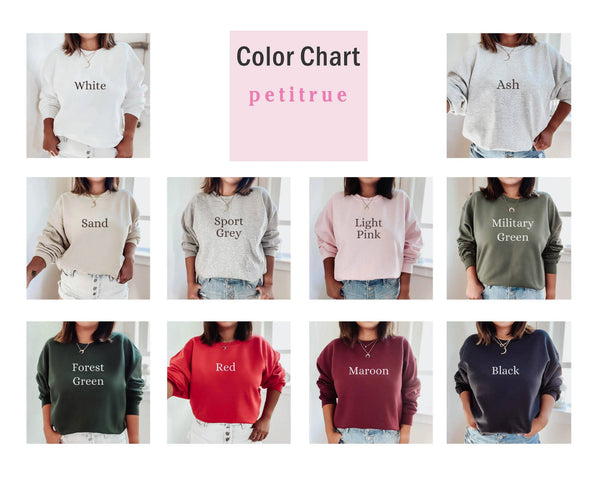 LOVE Sweater Puff Print Valentines Day Crewneck: Light Pink / Small
