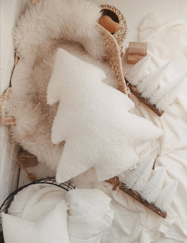 Forest tree pillow - 3 colors: BEIGE