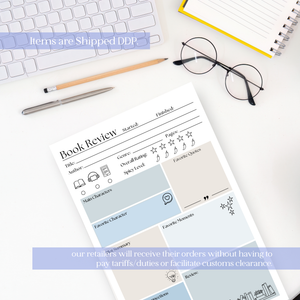 Book Club Book Review: 50-Page Notepad