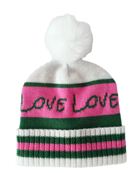 Tennis Beanie (Hand Knitted) - LOVE LOVE