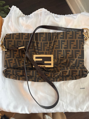 Fendi Zucca Mia Flap crossbody GHW