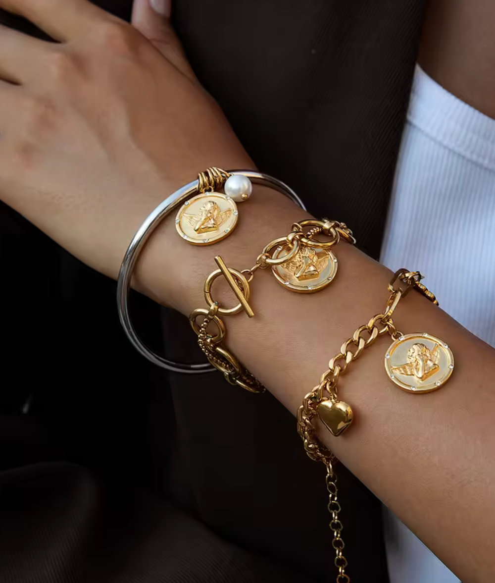 Cleo Coin & Charm Bracelets