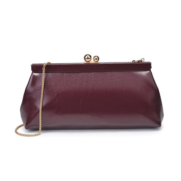 Joplin - Kisslock Clutch: Grey Multi