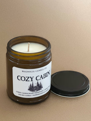 Cozy Cabin  - Summer | Spring | Fall | Winter Candle 8oz
