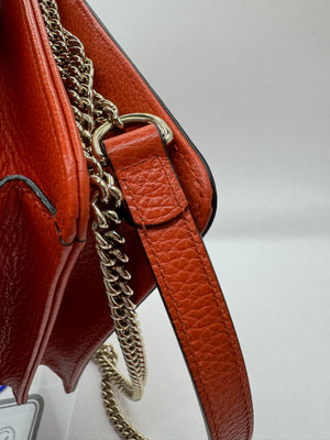 Gucci Dollar Calfskin Sun Orange Interlocking GG Crossbody bag GHW