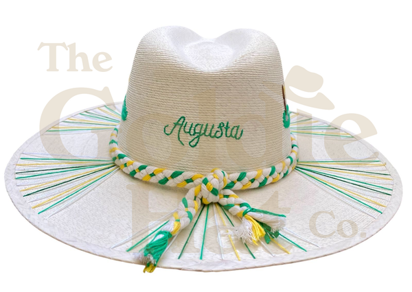 Hole in One Green Palm Hat: Small PREORDER