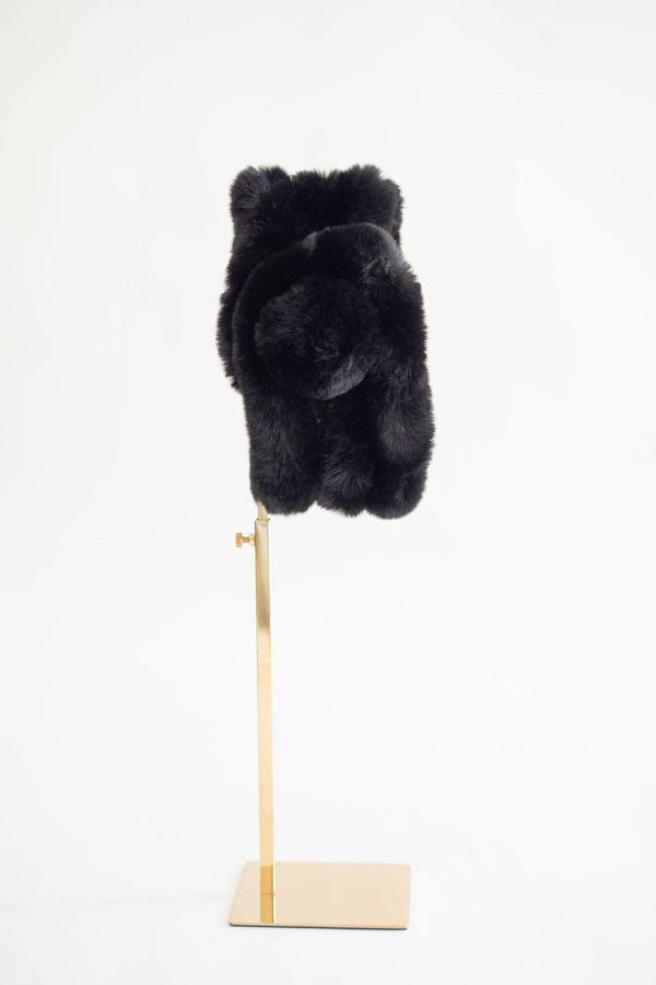 Faux Fur Snood Scarf- WS: Brown or Black